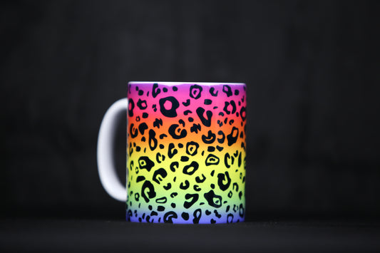 11 oz Lisa Frank Leopard coffee mug