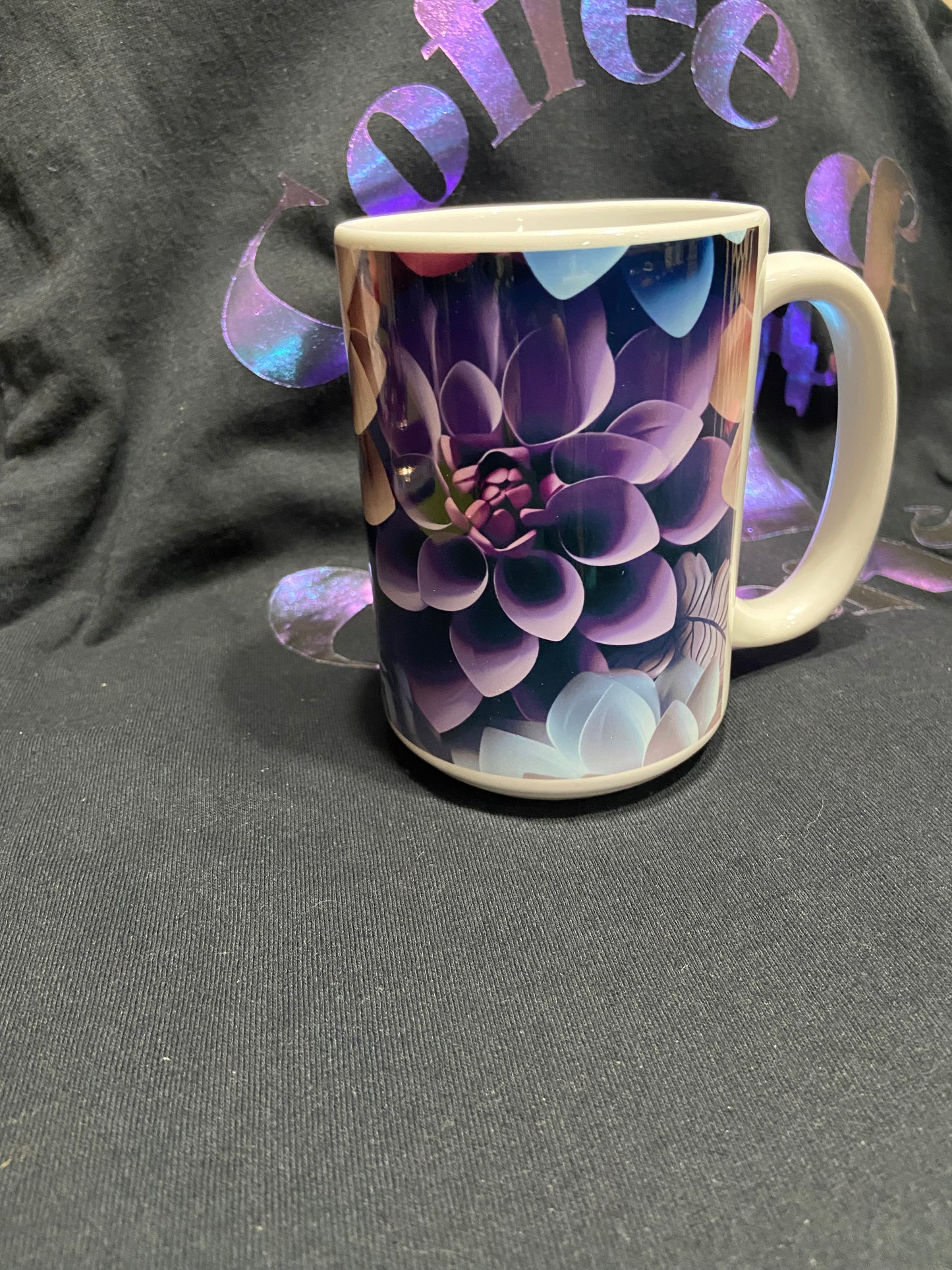 15oz Lots of Flowers coffee mug