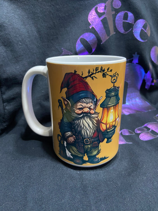 15oz Lantern Gnome coffee mug